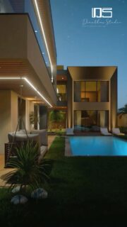 Villa Sérénité
Mme & Mr Aydi
Sérénité est née d’un parti pris clair : faire de l’architecture un art du calme.
Le projet s’appuie sur des volumes épurés, des matières naturelles (bois, pierre claire, verre), et une gestion précise de la lumière pour créer une atmosphère douce, fluide et apaisante.
L’entrée est sobre mais affirmée, cadrée par des lignes verticales qui donnent de la hauteur et de la présence. À l’arrière, la maison s’ouvre sur un jardin intime, où la piscine agit comme un miroir de ciel et de silence.
Le rythme des percées, les cadrages sur la végétation, les ombres portées par les débords de toit : tout participe à une sensation de sérénité, d’équilibre, de présence tranquille.
#VillaDeLuxe #ArchitectureMediterraneenne #MaisonDhotes #LuxuryArchitecture #dianthusstudio