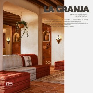 LA GRANJA — Salon | Maison d’hôtes
Un espace pensé pour ralentir.
Des matières brutes, des teintes chaudes, une lumière douce.
L’architecture devient discrète pour laisser place à l’usage, au partage, au silence.
Chaque alcôve accueille.
Chaque assise invite à rester.
Un lieu à habiter, plus qu’à regarder.
— Dianthus Studio
#maisondhotes #dianthusstudios #lifestyles #artisanal #tourisme